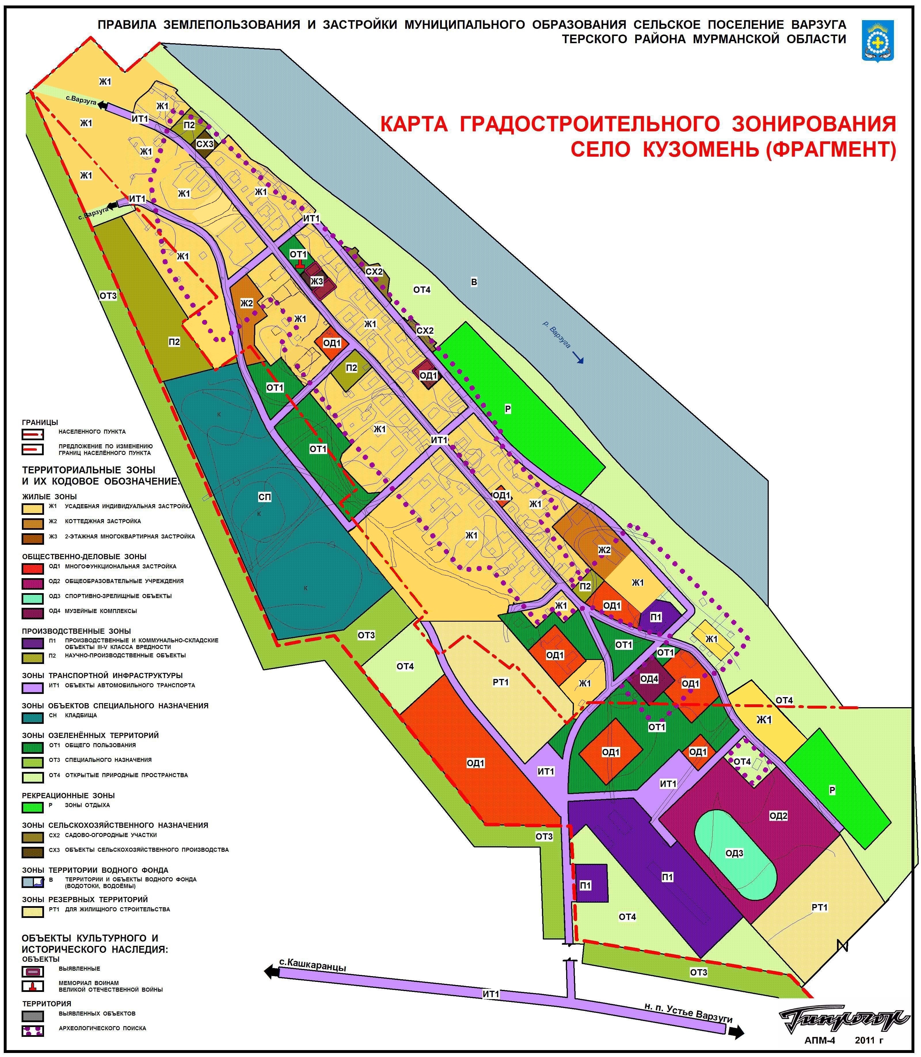 Зонирование в муниципальном образовании